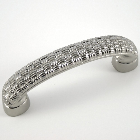 14614 3 in. Polished Nickel Rattan Pull
