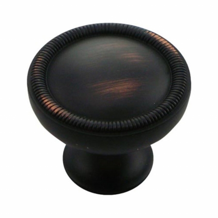 1.25 in. Oil Rubbed Bronze Vanilla Guerlain Border Knob