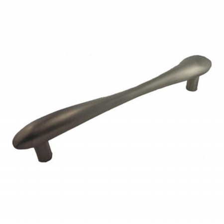 18 in. Center to Center 19.75 in.Satin Antique Nickel Potato Oversize Pull