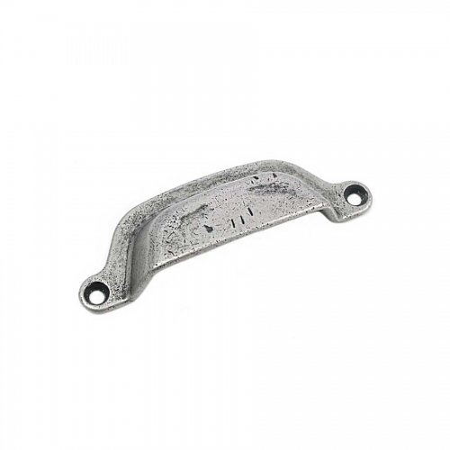 3 in. Distressed Pewter Riverstone Cabinet Cup Pull