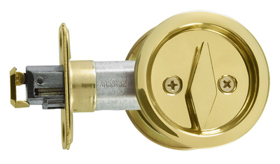National Satin Nickel Pocket Door Latch