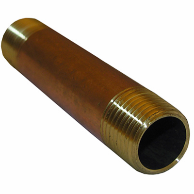 0.5 Male Pipe Thread x 5 Long Brass Nipple