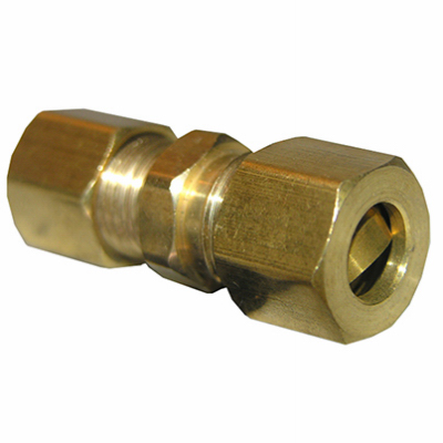 0.312 x 0.25 in. Brass Compression Union