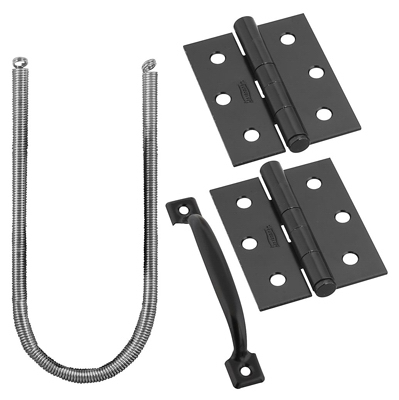 Screen Door Set, Black