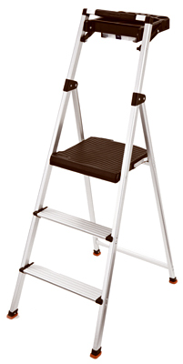 Picture of Expressive Design Group 205042 3 Step Lightweight Aluminum Step Stool