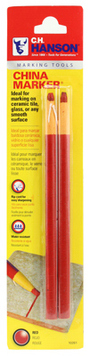 China Marker Pencil, Red - Pack of 2