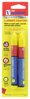 Franklin Sports Yellow Lumber Crayon, Pack of 2