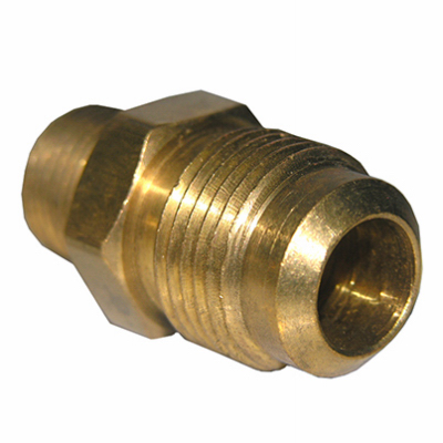 0.625  x 0.5 Male Pipe Brass Adapter