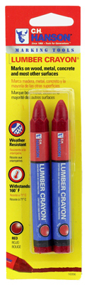 Picture of J S Products 211283 Red Lumber Crayon&#44; Pack of 2