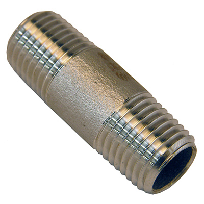 0.25 in. Short Stainless Steel Nipple