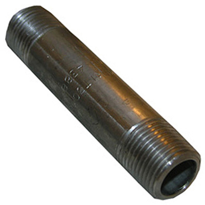 0.375 x 3 Stainless Steel Pipe Nipple