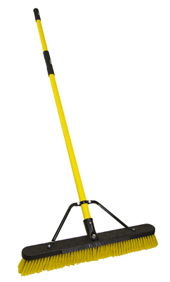 24 in. Multi-Surface Fiberglass Push Broom