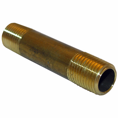 0.25 in. Male Pipe Thread x 3 Long Brass Nipple