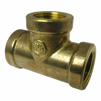 0.5 in. Female Pipe Brass Tee