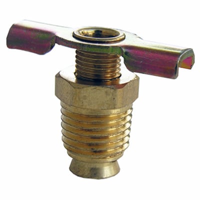 0.125 in. Male Pipe Thread External Seat Brass Drain Cock