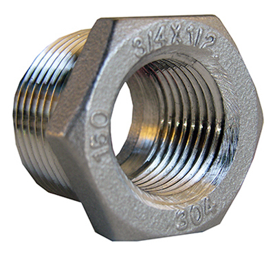 0.75 x 0.5 in. Ss Hex Bushing