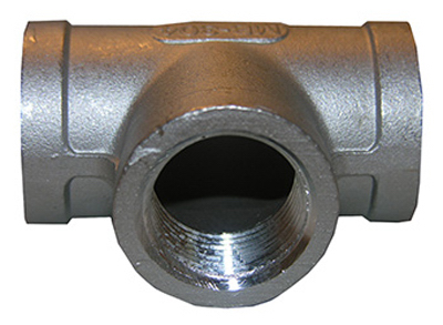 0.5 in. Stainless Steel Female Pipe Tee