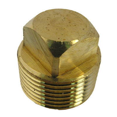 0.75 in. Male Pipe Brass Square Plug