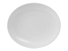 Picture of Tuxton VPH-104 Vitrified China Platter Porcelain White - 10.5 x 9 in. - 2 Dozen