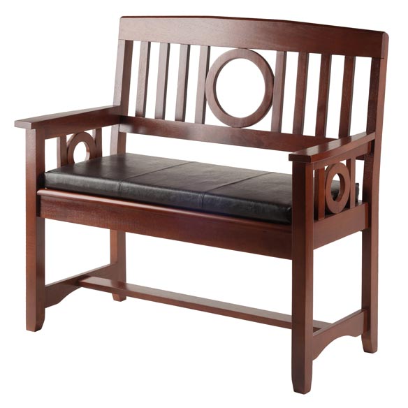 2 Piece Renaissance Key Hole Back Chairs Set, Walnut