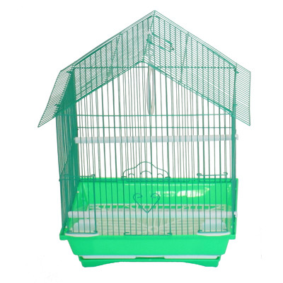Picture of YML Group A1114MGRN 11 x 9 x 16 in. House Top Style Small Parakeet Cage&#44; Green