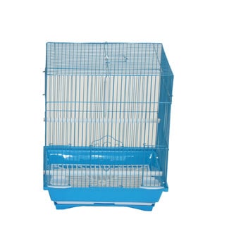 Picture of YML Group A1124MBLU 11 x 8.5 x 14 in. Flat Top Small Parakeet Cage&#44; Blue