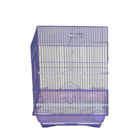Picture of YML Group A1124MPUR 11 x 8.5 x 14 in. Flat Top Small Parakeet Cage&#44; Purple
