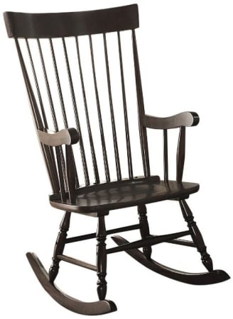 Picture of Acme 59297 45 x 25 x 33 in. Arlo Rocking Chair&#44; Black