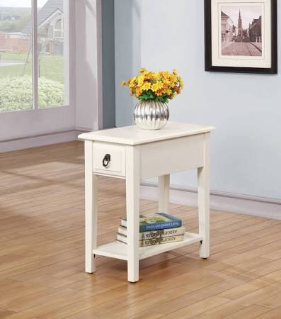 Picture of Acme 80513 23 x 22 x 12 in. Jeana Side Table&#44; White