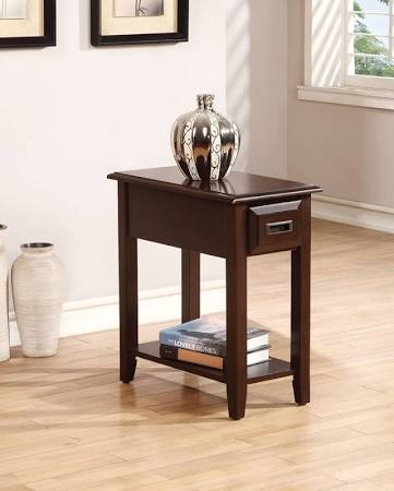 Picture of Acme 80518 23 x 22 x 12 in. Flin Side Table&#44; Dark Cherry