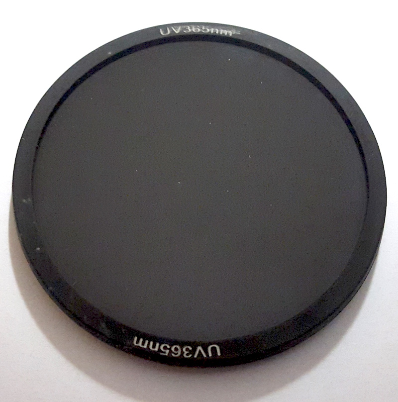 Picture of AE Light AEX-365UV 2.75 in. Ultraviolet Filter 365 nm Rubber Ring for AEX20 & AEX25