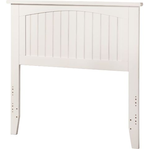 Picture of Atlantic Furniture AR282822 Nantucket Twin Size Headboard&#44; White