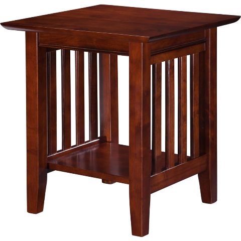 Picture of Atlantic Furniture AH14204 Mission End Table&#44; Walnut