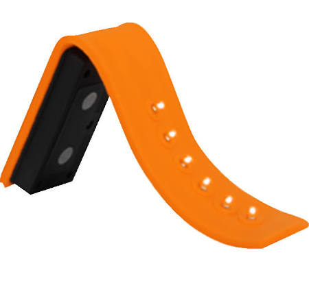 Magnetic Silicone Orange 6 LED Flex ORANGE Flashlight 3 Functions Handsfree (42640)