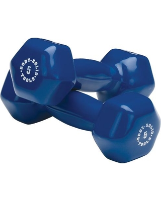 Picture of Body Solid BSTVD5PR 5 lbs Vinyl Dumbell&#44; Blue - Pair