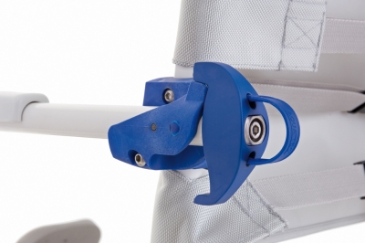 A1470077 Armrest Lock for Ocean VIP Basic Shower Chair, Blue - 5.5 x 2.5 x 3.5 in.