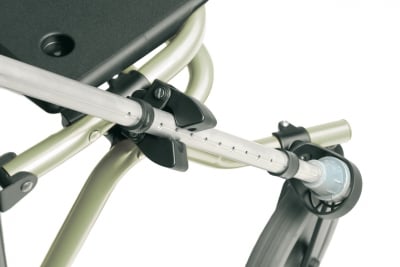 D12606 Cane Holder Secure Cane to Walker Frame, Black