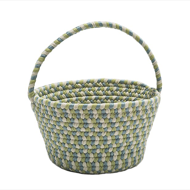 Picture of Colonial Mills EB67A008X007 8 x 12 x 7 in. Easter Spring Mix Basket&#44; Green & Blue