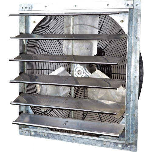 Picture of iLiving USA ILG8SF24V 24 in. Variable Speed Shutter Wall-Mounted Exhaust Fan