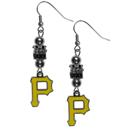 MLB Pittsburgh Pirates Euro Bead Earrings