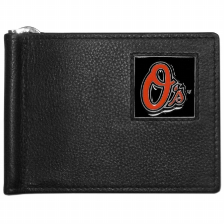 Siskiyou Sports BBCW085 MLB Baltimore Orioles Leather Bill Clip Wallet