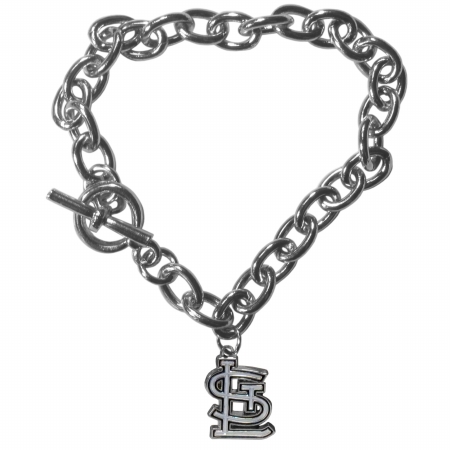 MLB St. Louis Cardinals Charm Chain Bracelet
