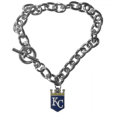 MLB Kansas City Royals Charm Chain Bracelet