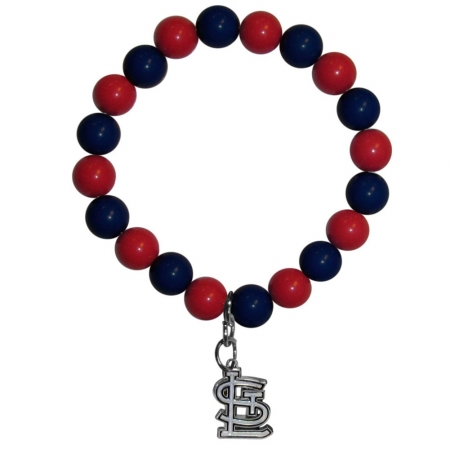 MLB St. Louis Cardinals Fan Bead Bracelet