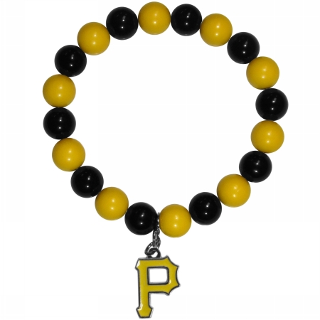 MLB Pittsburgh Pirates Fan Bead Bracelet