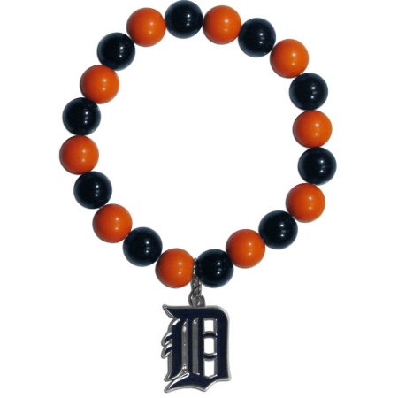 MLB Detroit Tigers Fan Bead Bracelet
