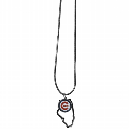 MLB Chicago Cubs State Charm Necklace