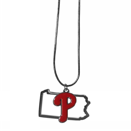MLB Philadelphia Phillies State Charm Necklace