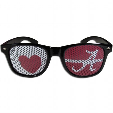 Siskiyou Sports CHGD13B NCAA Alabama Crimson Tide I Heart Game Day Shades