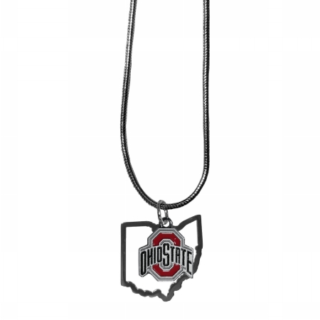 Siskiyou Sports  NCAA Ohio St. Buckeyes State Charm Necklace